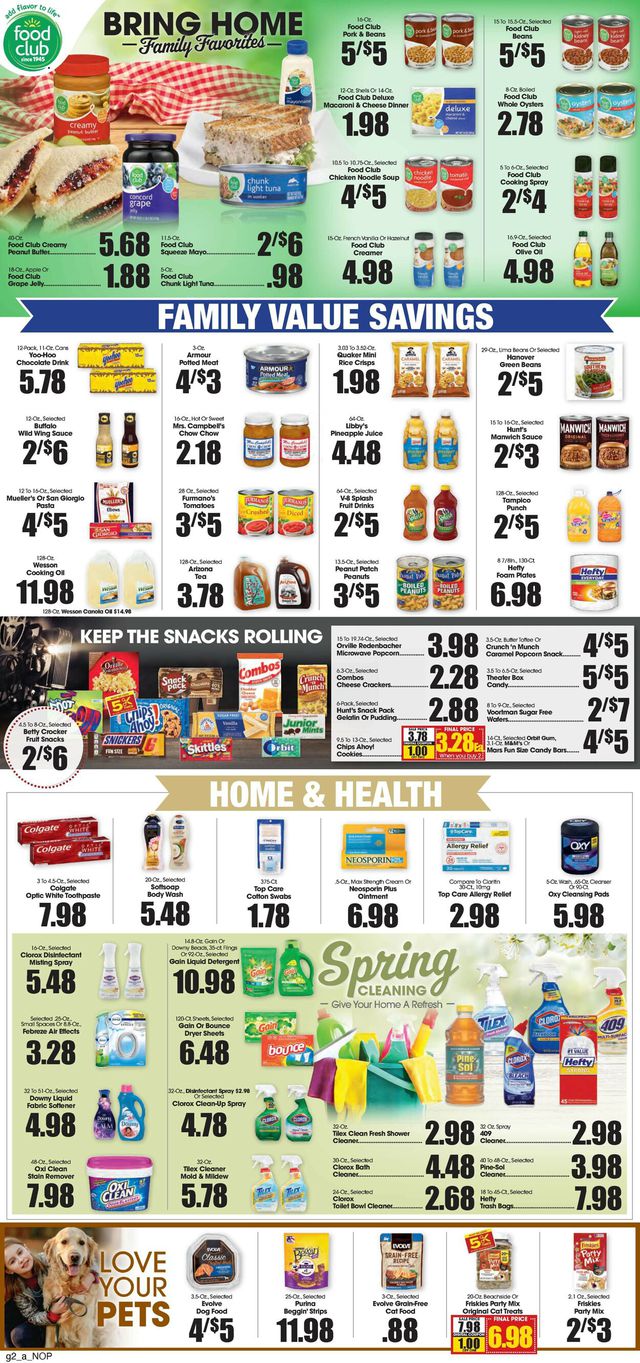 Grant's Supermarket Ad from 04/08/2023