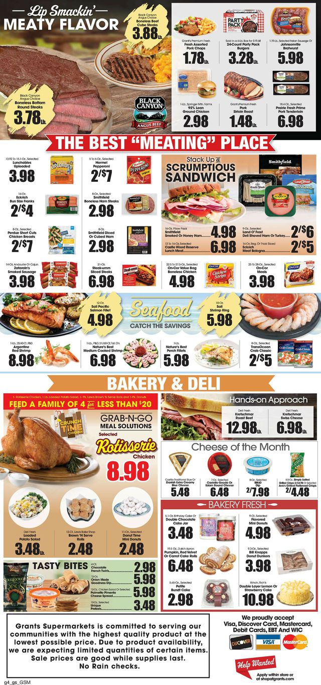 Grant's Supermarket Ad from 05/31/2023