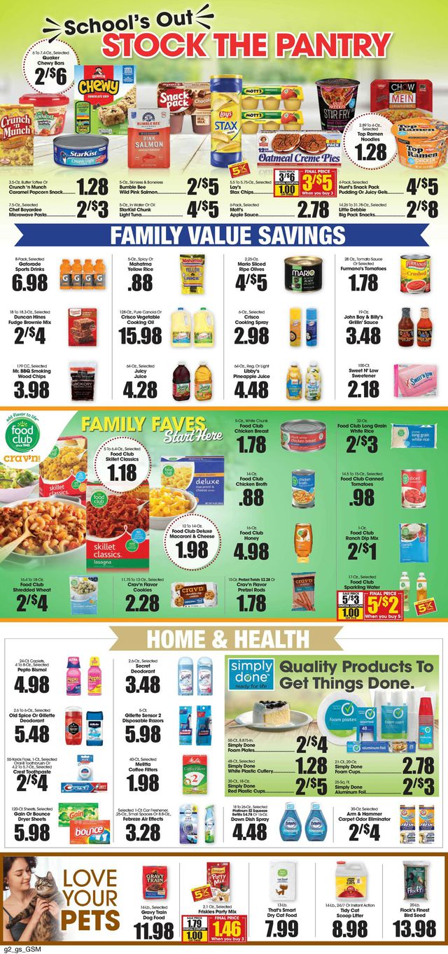 Grant's Supermarket Ad from 06/07/2023