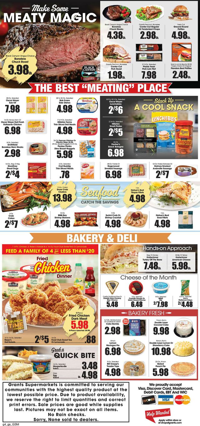 Grant's Supermarket Ad from 06/07/2023