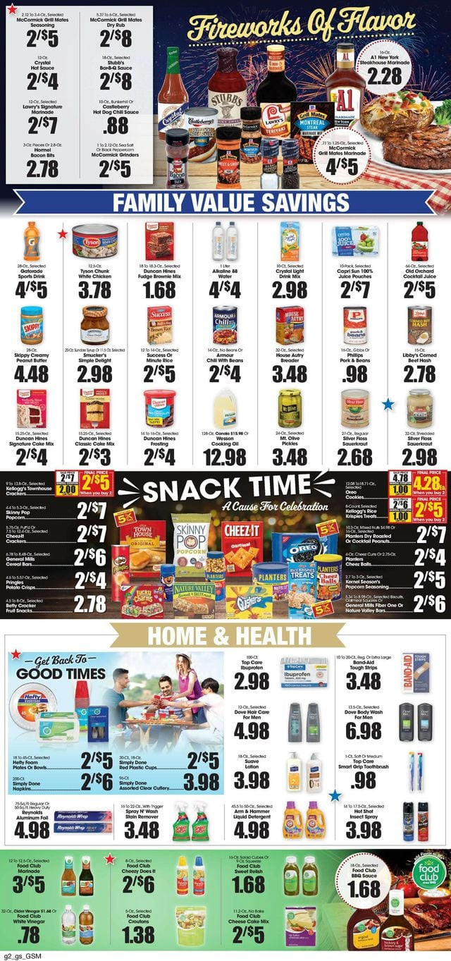 Grant's Supermarket Ad from 06/28/2023