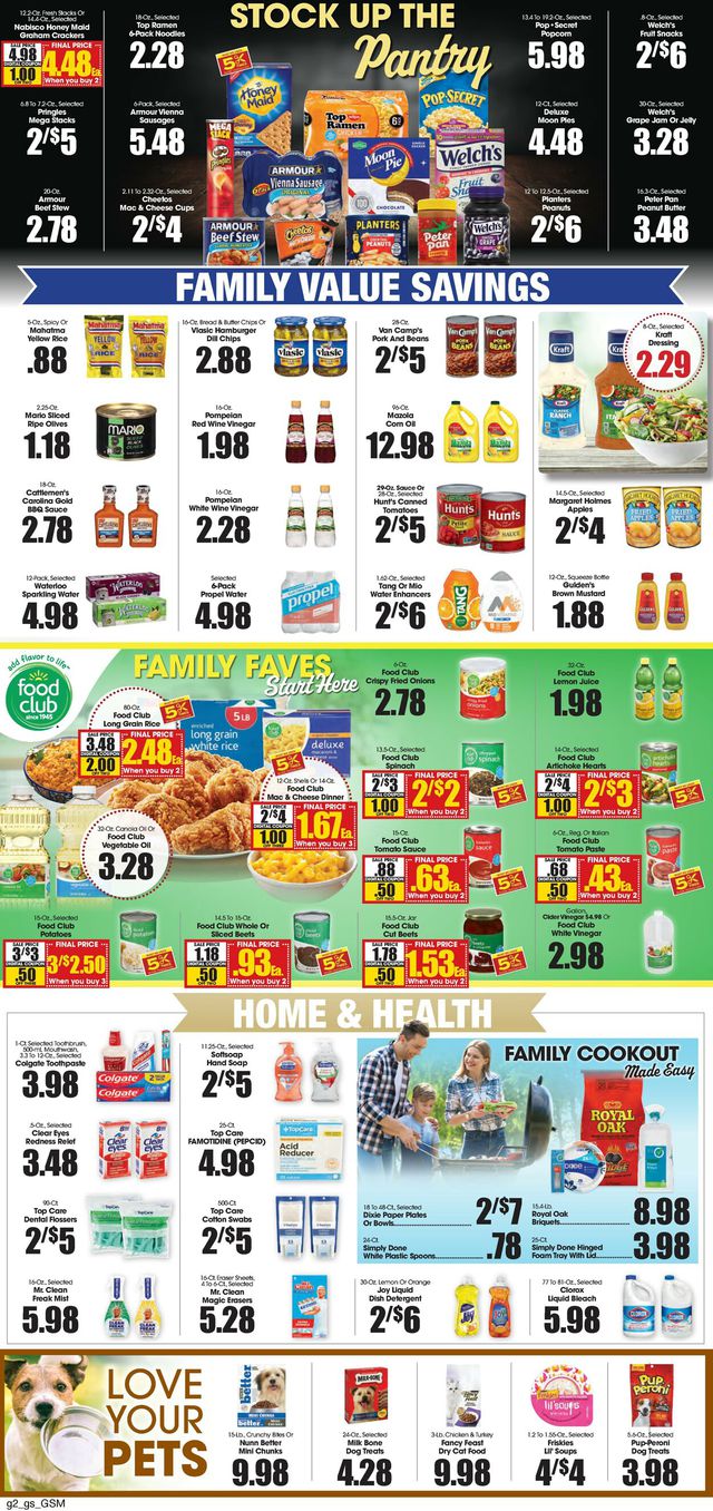Grant's Supermarket Ad from 07/12/2023
