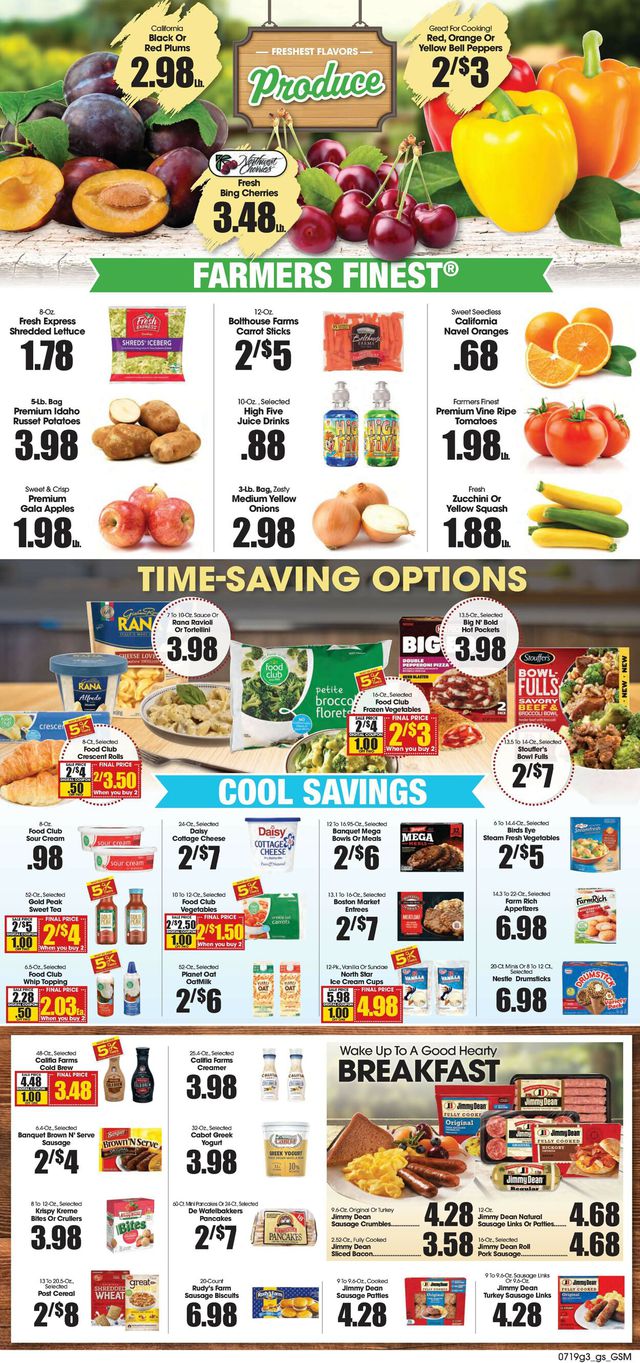 Grant's Supermarket Ad from 07/19/2023