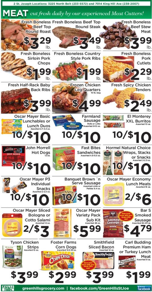 Green Hills Grocery Ad from 01/06/2021