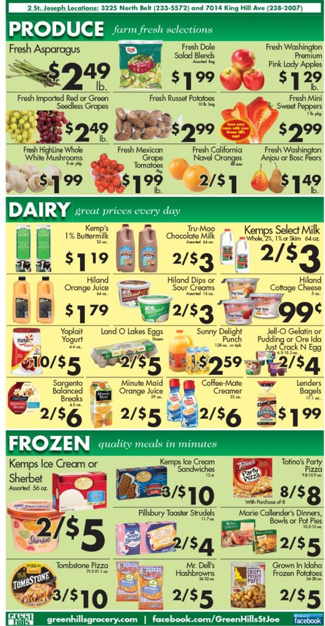 Green Hills Grocery Ad from 02/12/2021