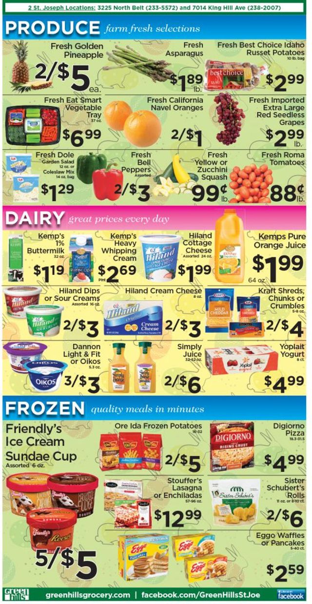 Green Hills Grocery Ad from 03/31/2021