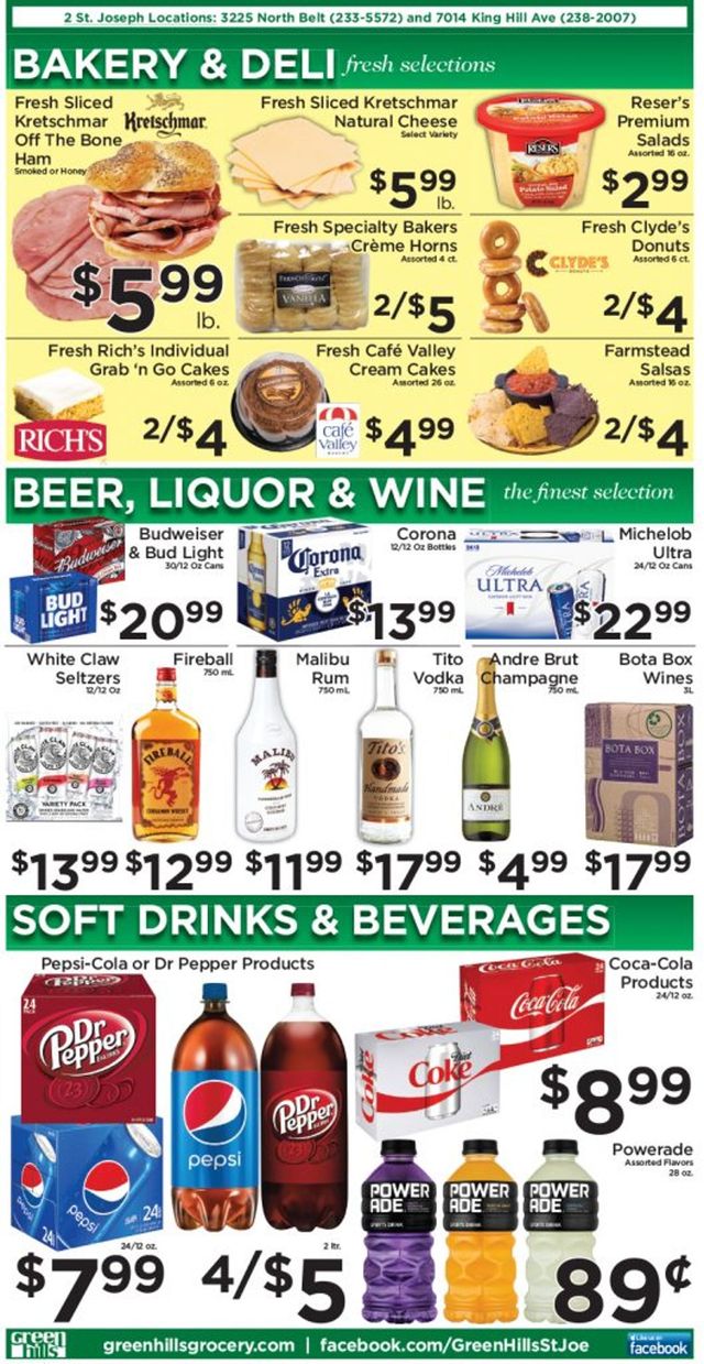 Green Hills Grocery Ad from 05/12/2021