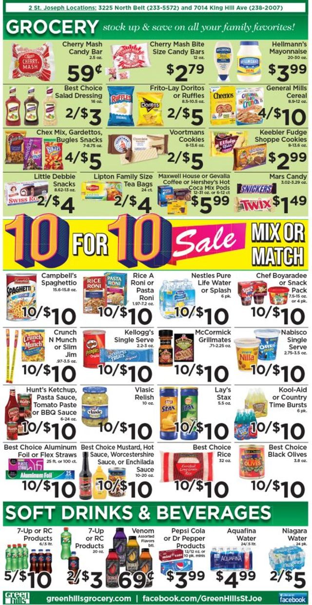 Green Hills Grocery Ad from 05/21/2021