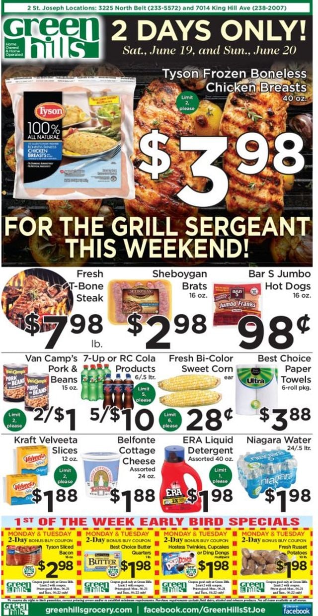 Green Hills Grocery Ad from 06/16/2021