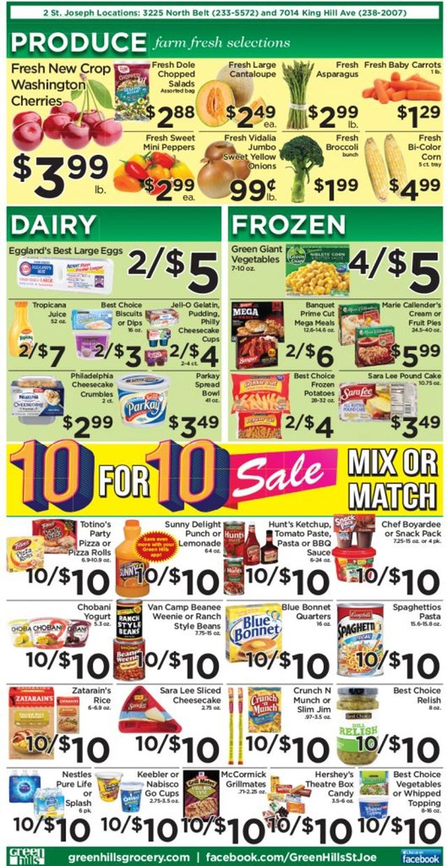 Green Hills Grocery Ad from 06/23/2021