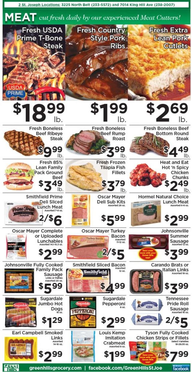 Green Hills Grocery Ad from 08/11/2021