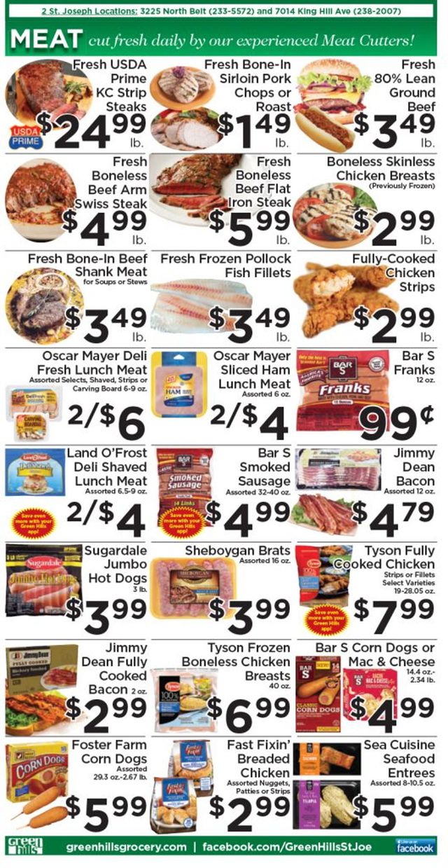 Green Hills Grocery Ad from 10/13/2021
