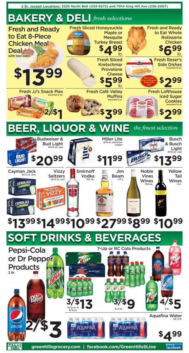 Green Hills Grocery Ad from 11/10/2021