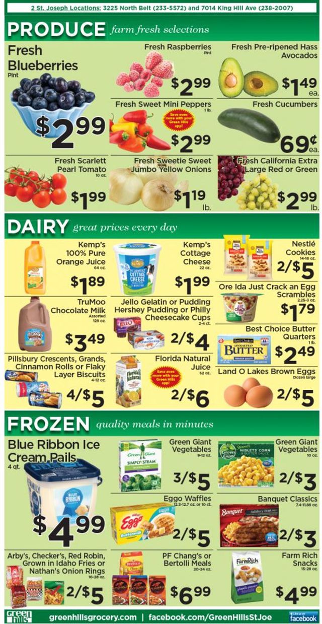 Green Hills Grocery Ad from 12/01/2021