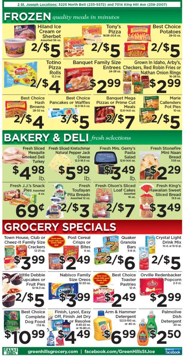 Green Hills Grocery Ad from 01/19/2022