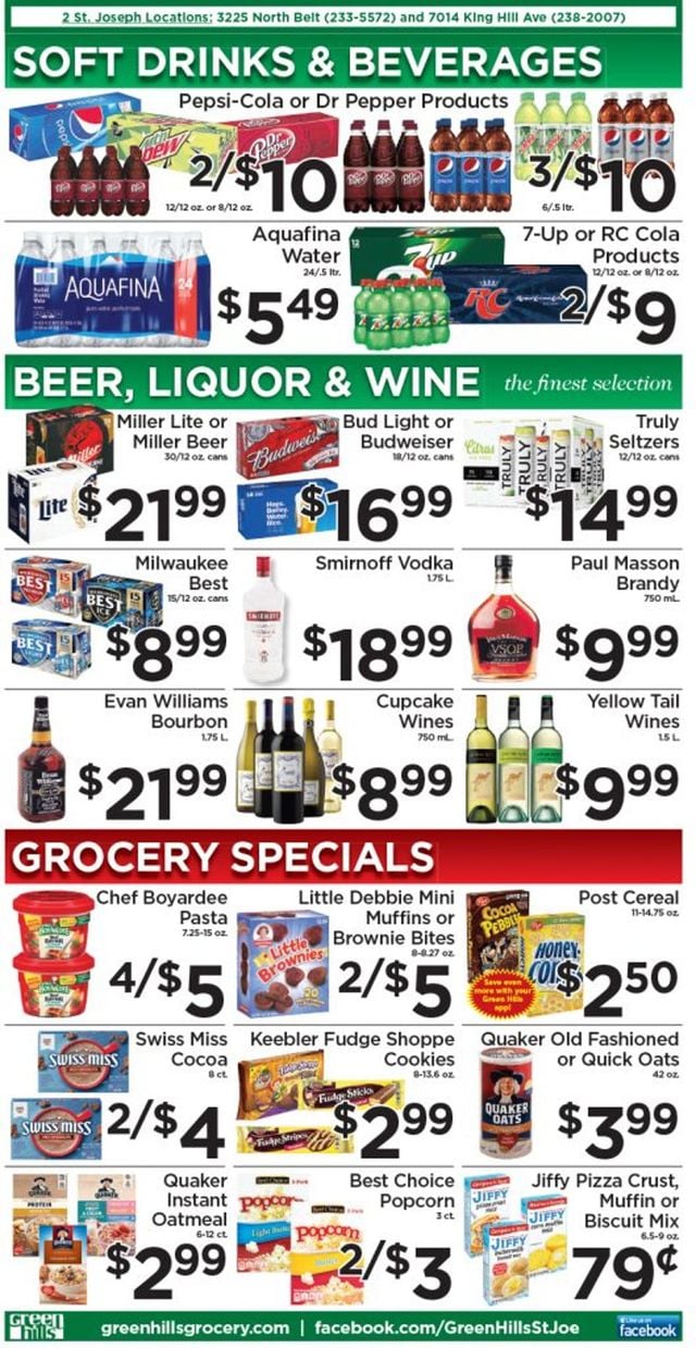 Green Hills Grocery Ad from 02/23/2022