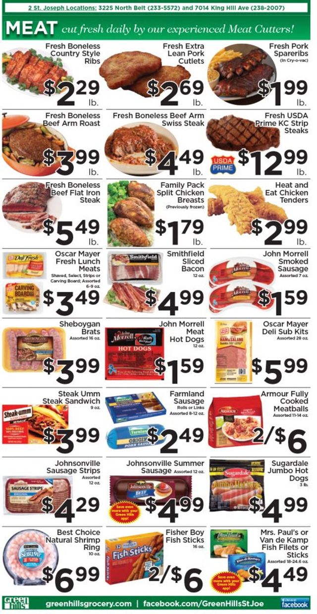 Green Hills Grocery Ad from 03/23/2022