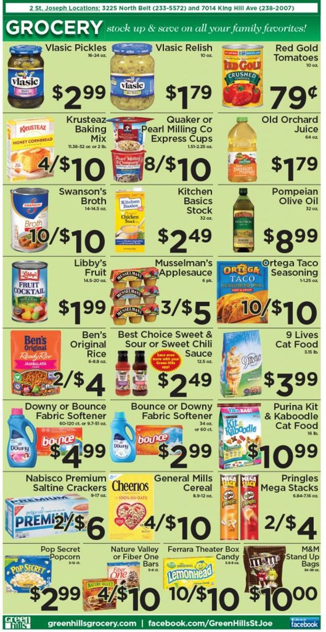 Green Hills Grocery Ad from 04/06/2022