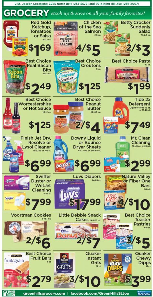 Green Hills Grocery Ad from 05/11/2022