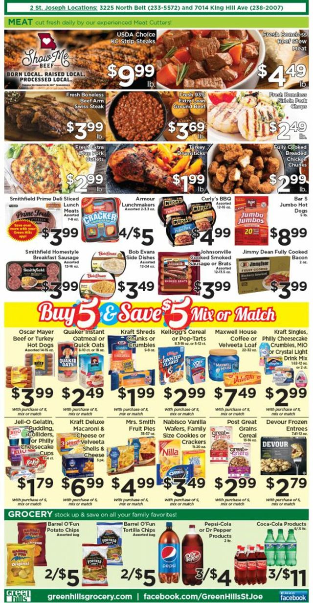 Green Hills Grocery Ad from 11/02/2022