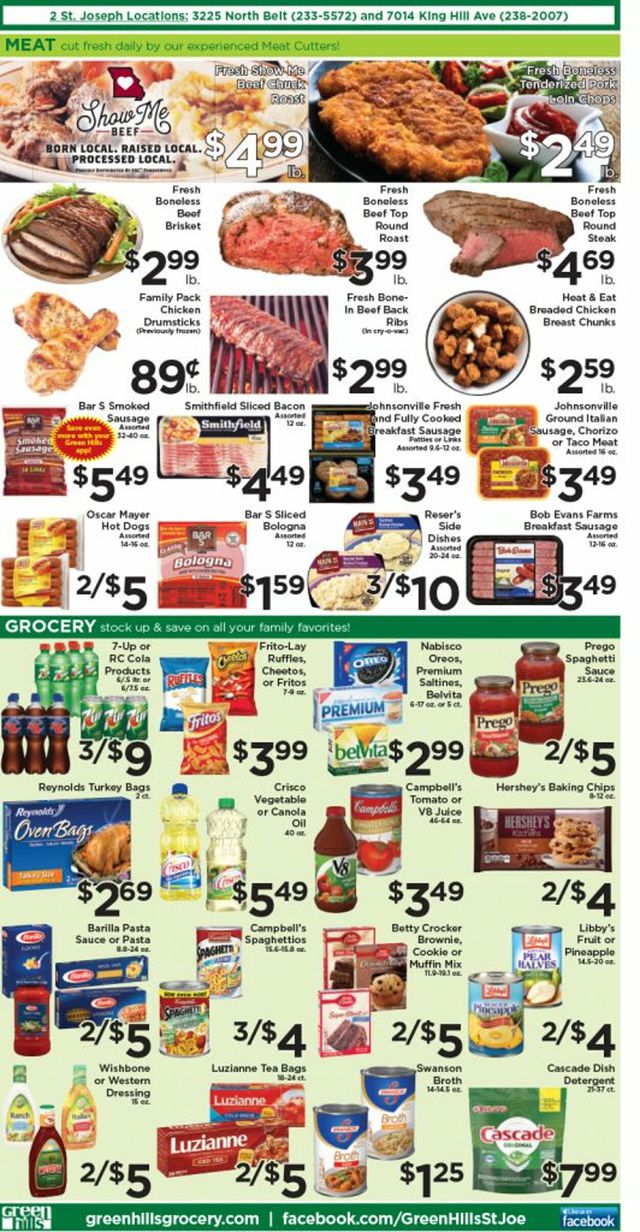 Green Hills Grocery Ad from 11/09/2022