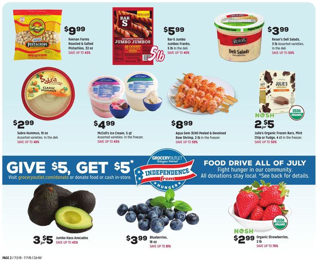 Grocery Outlet Ad from 07/02/2019