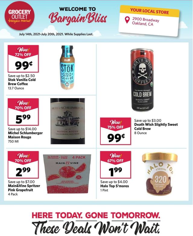 Grocery Outlet Ad from 07/14/2021