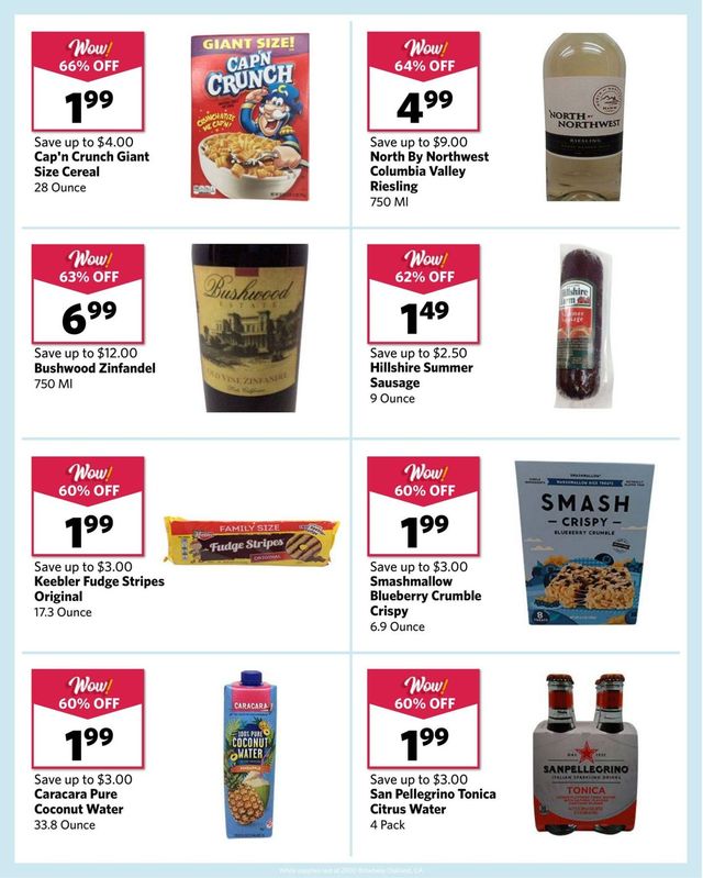 Grocery Outlet Ad from 08/11/2021