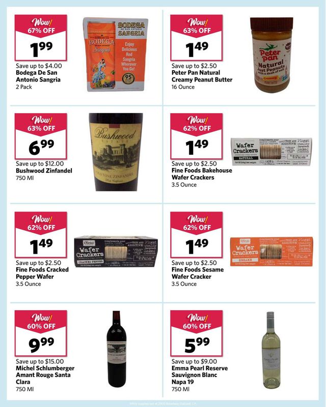 Grocery Outlet Ad from 09/01/2021