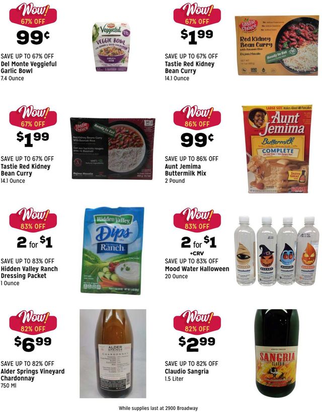Grocery Outlet Ad from 10/27/2021