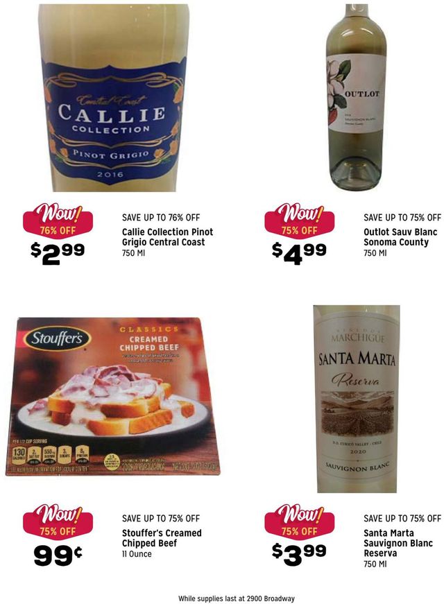 Grocery Outlet Ad from 12/08/2021