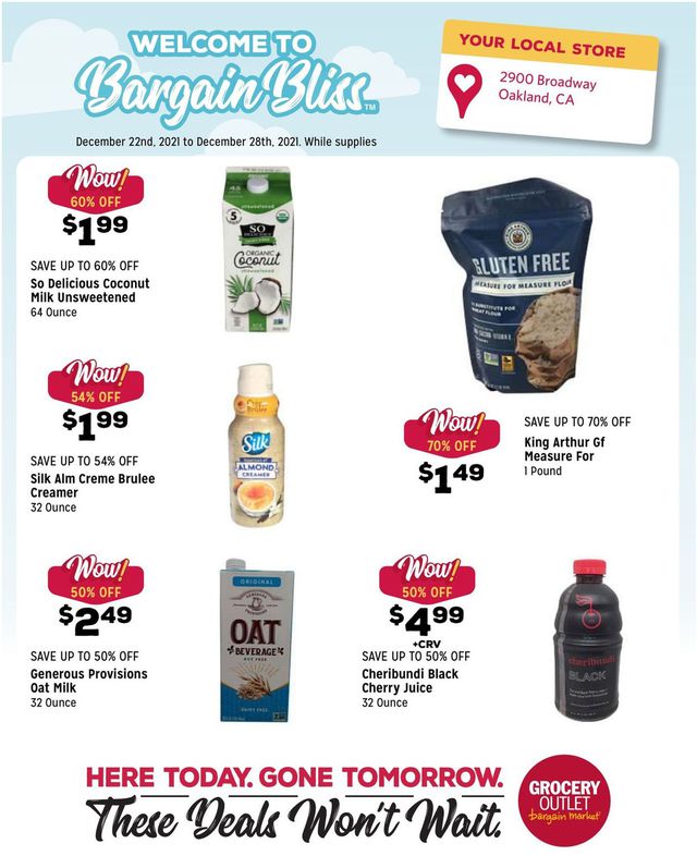 Grocery Outlet Ad from 12/22/2021