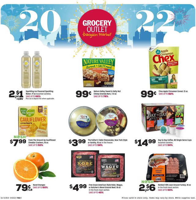 Grocery Outlet Ad from 12/29/2021