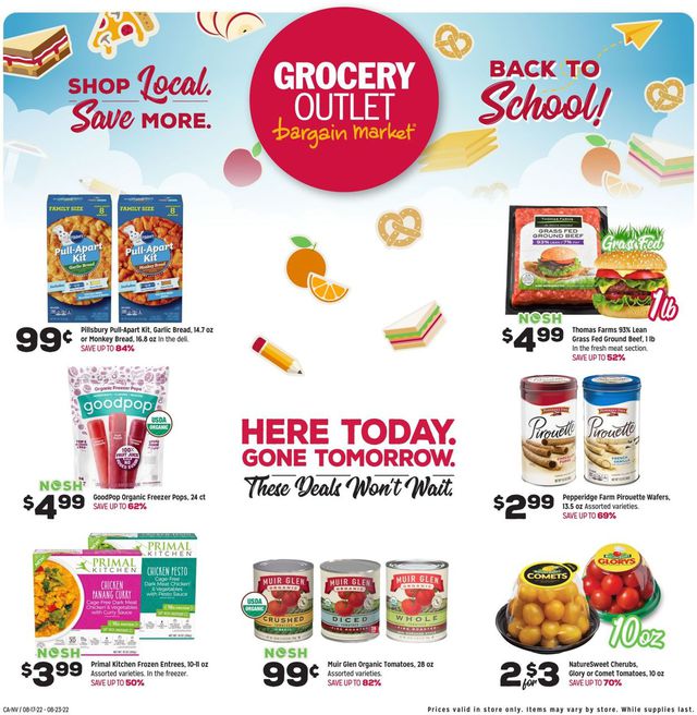 Grocery Outlet Ad from 08/17/2022