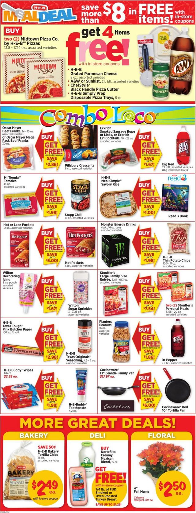 H-E-B Ad from 10/23/2019