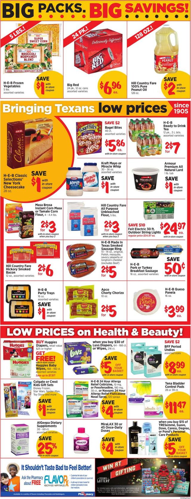 H-E-B Ad from 11/20/2019