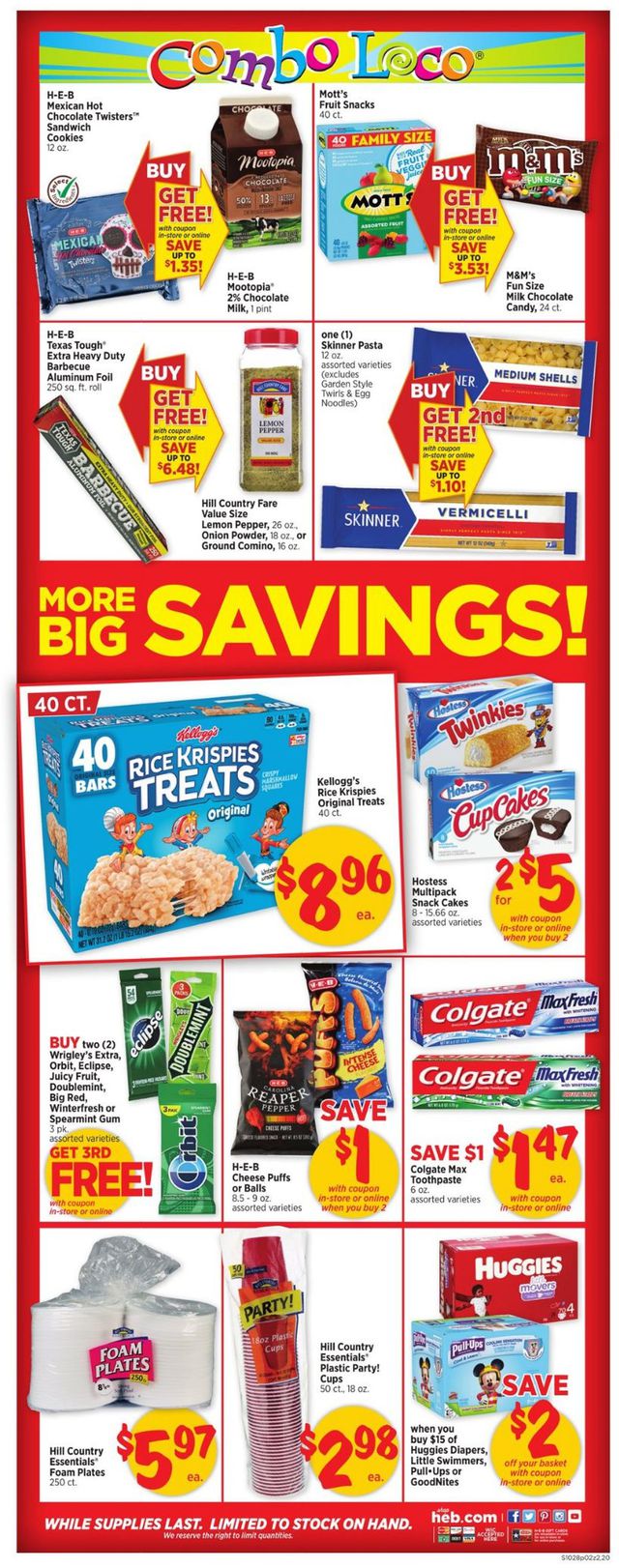 H-E-B Ad from 10/28/2020