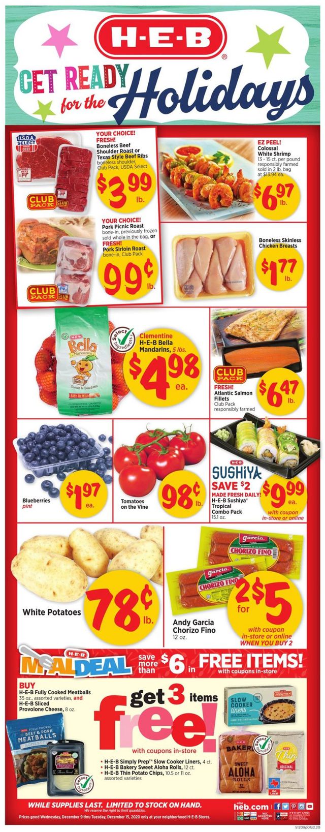 H-E-B Ad from 12/09/2020