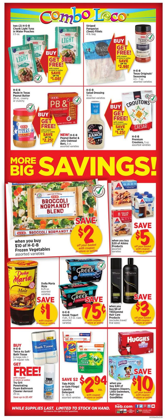 H-E-B Ad from 01/06/2021