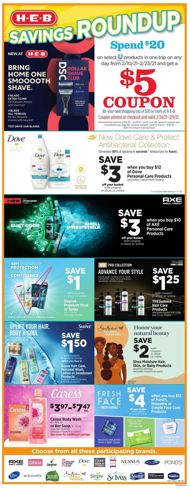 H-E-B Ad from 02/10/2021