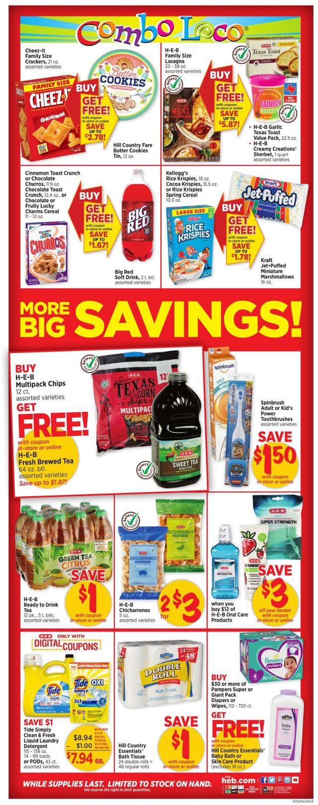 H-E-B Ad from 03/24/2021