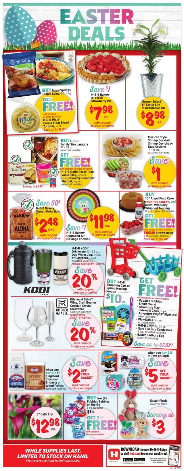 H-E-B Ad from 03/31/2021