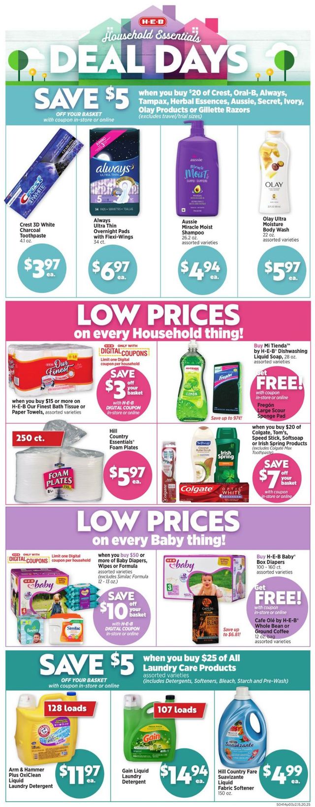 H-E-B Ad from 04/14/2021