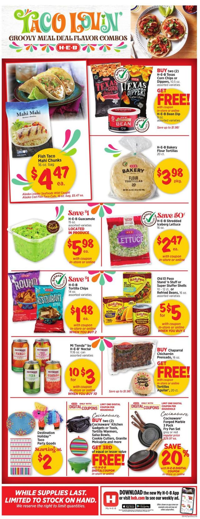 H-E-B Ad from 04/21/2021