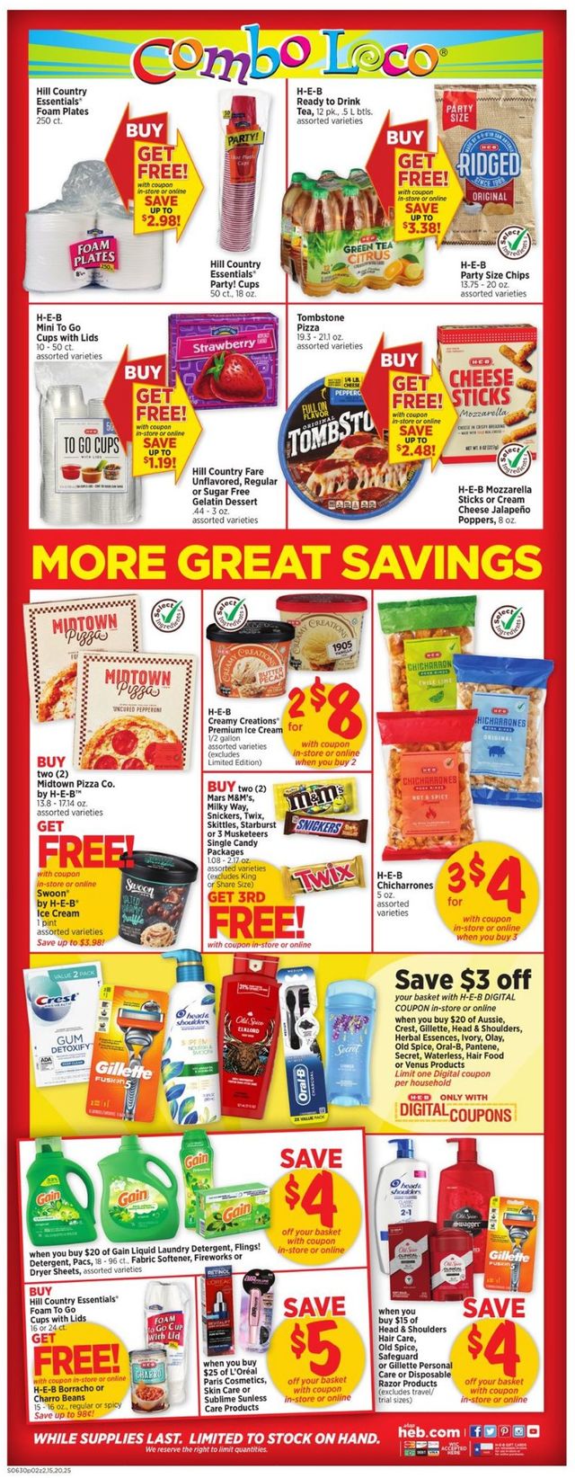 H-E-B Ad from 06/30/2021