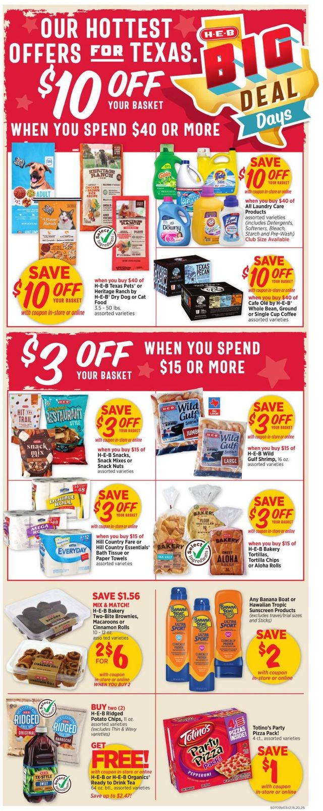 H-E-B Ad from 07/07/2021