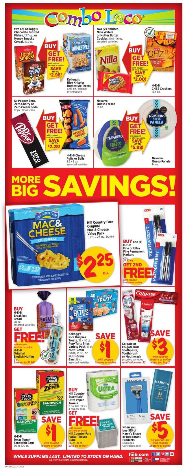 H-E-B Ad from 07/21/2021