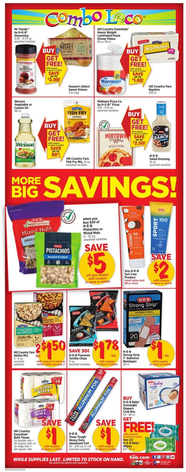 H-E-B Ad from 08/25/2021