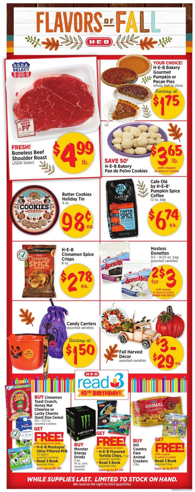 H-E-B Ad from 09/29/2021