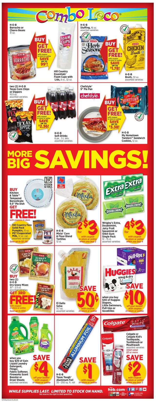 H-E-B Ad from 11/03/2021